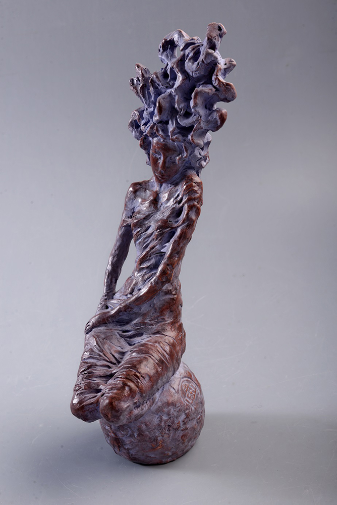 Tainică armonie – ceramică patinată, artist Petru Leahu – Petru Leahu – O Galerie de Artă