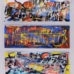 În joacă – pictură în acrilic, artistă Cristina Marian – Cristina Marian – O Galerie de Artă