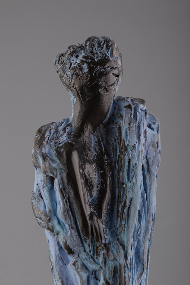 Revedere – ceramică patinată, artist Petru Leahu – Petru Leahu – O Galerie de Artă