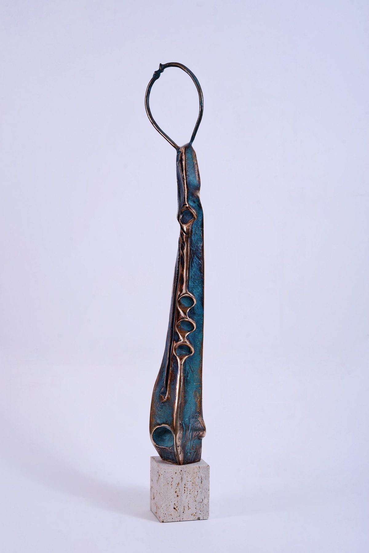 Ascet I – sculptură în bronz, artist Liviu Bumbu – Liviu Bumbu – O Galerie de Artă