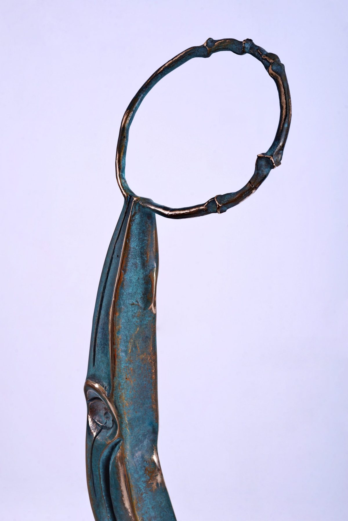 Ascet III – sculptură în bronz, artist Liviu Bumbu – Liviu Bumbu – O Galerie de Artă