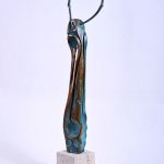 Ascet IV – sculptură în bronz, artist Liviu Bumbu – Liviu Bumbu – O Galerie de Artă