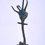 Blagoslovire II -sculptură în bronz – sculptură în bronz, artist Liviu Bumbu – Liviu Bumbu – O Galerie de Artă