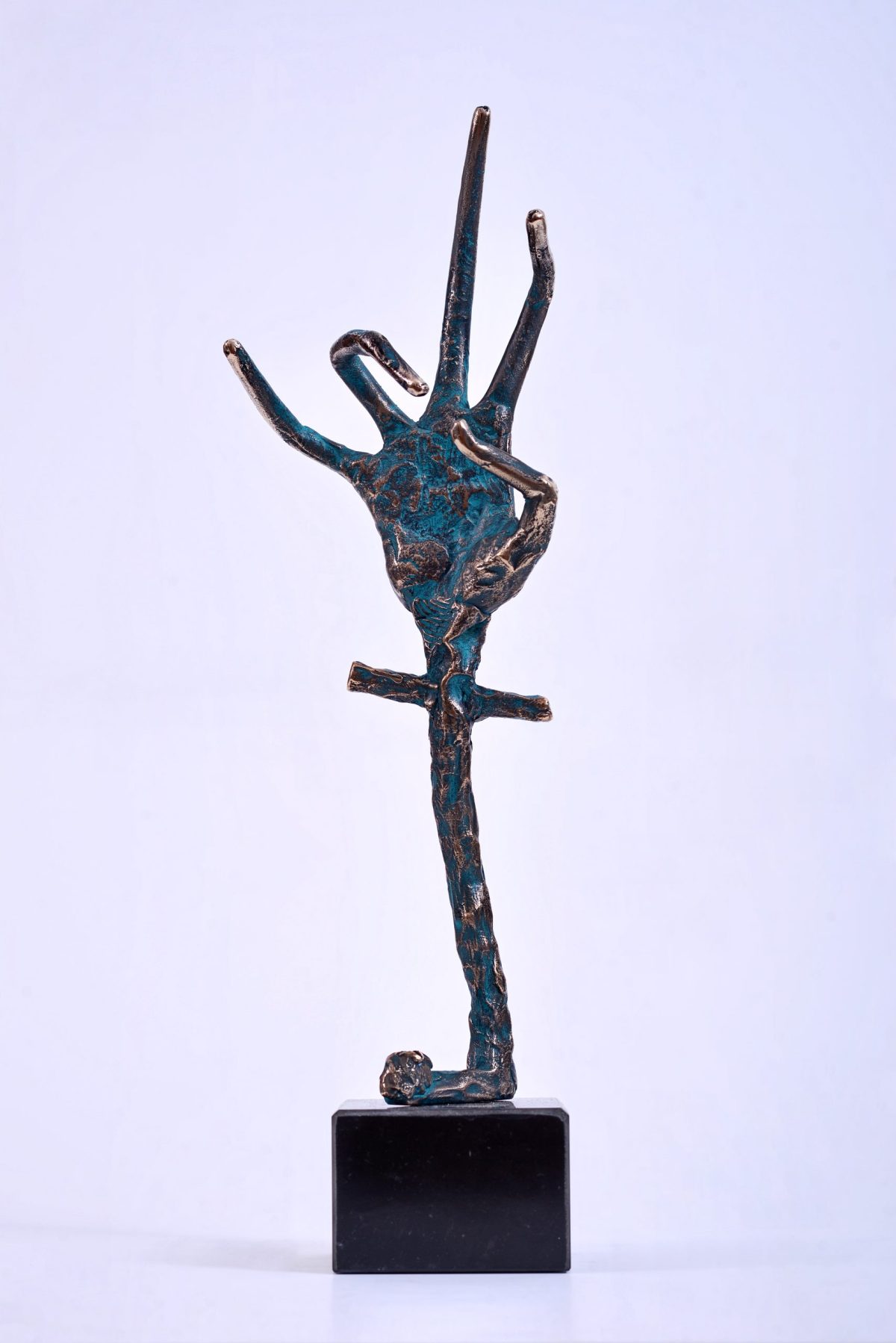 Blagoslovire II -sculptură în bronz – sculptură în bronz, artist Liviu Bumbu – Liviu Bumbu – O Galerie de Artă