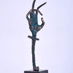 Blagoslovire II -sculptură în bronz – sculptură în bronz, artist Liviu Bumbu – Liviu Bumbu – O Galerie de Artă