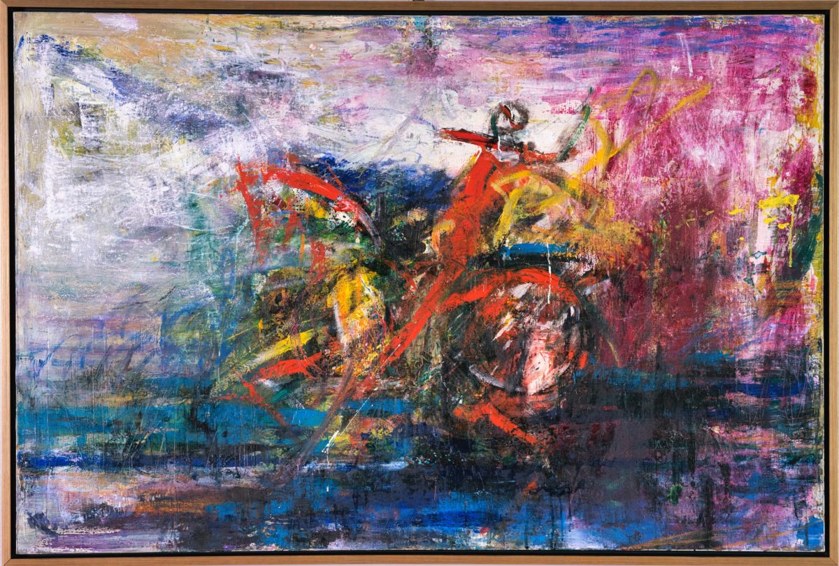 Călărețul anonim III – pictură în ulei, artist Iurie Cojocaru – Iurie Cojocaru – O Galerie de Artă