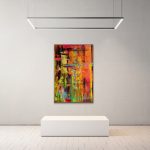 Entropic gravity – Culoarea unei emoții – pictură în acrilic, artistă Cristina Marian – Cristina Marian – O Galerie de Artă