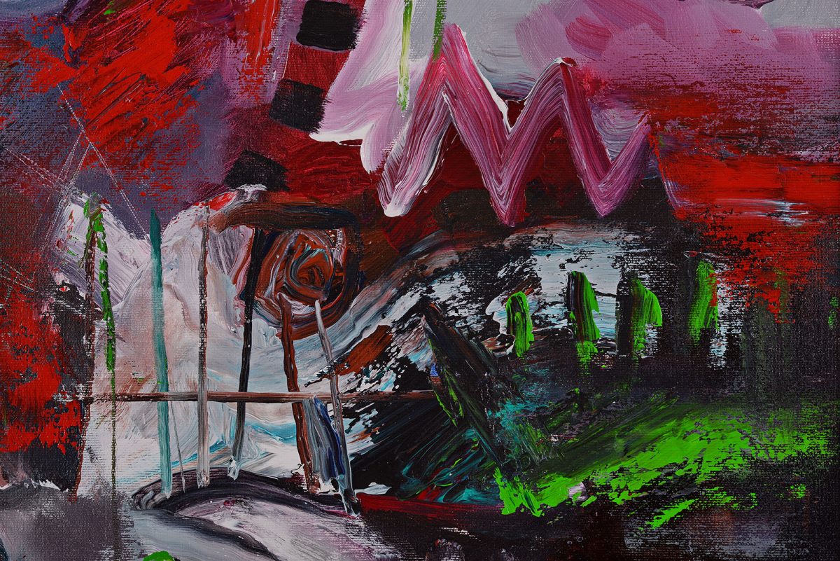 Fereastră III – pictură în acrilic, artist Emanuel Bumbu – Emanuel Bumbu – O Galerie de Artă