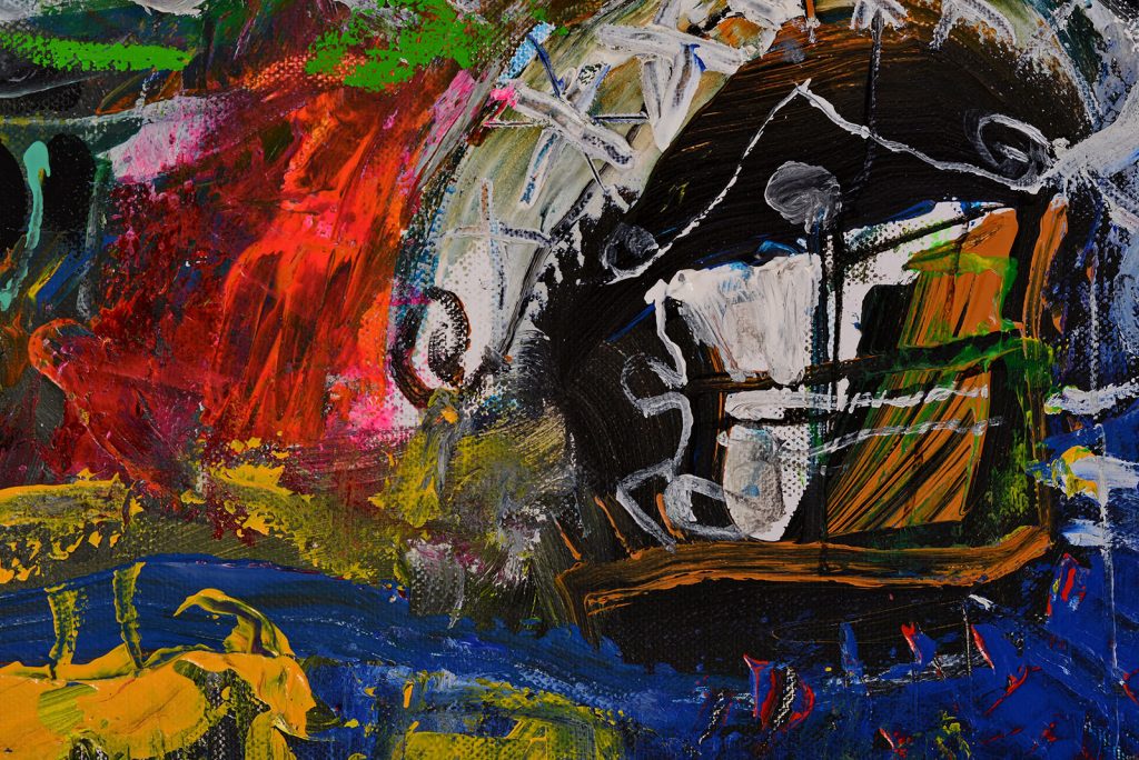 Fereastră II – pictură în acrilic, artist Emanuel Bumbu – Emanuel Bumbu – O Galerie de Artă