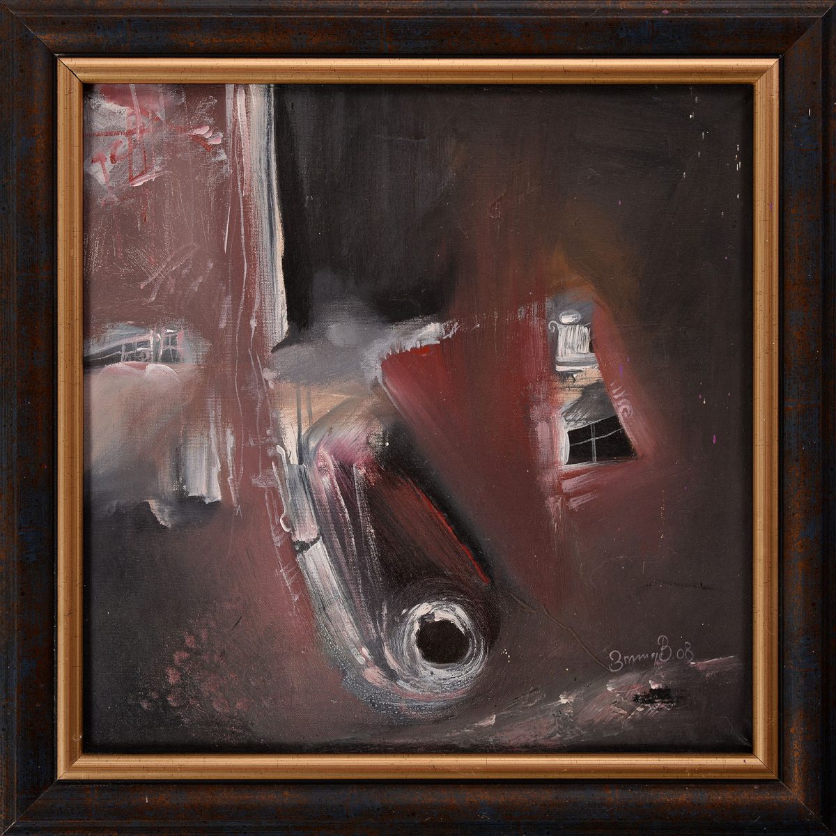 Fereastră I – pictură în acrilic, artist Emanuel Bumbu – Emanuel Bumbu – O Galerie de Artă