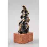 Figurină – sculptură în bronz, artist Liviu Bumbu – Liviu Bumbu – O Galerie de Artă