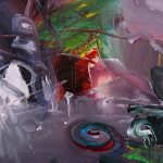 Frământările muntelui – pictură în acrilic, artist Emanuel Bumbu – Emanuel Bumbu – O Galerie de Artă