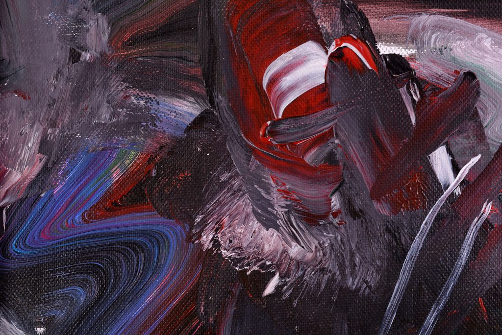 Frământările muntelui – pictură în acrilic, artist Emanuel Bumbu – Emanuel Bumbu – O Galerie de Artă