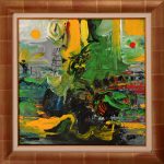 Grădina nelucrată – pictură în acrilic, artist Emanuel Bumbu – Emanuel Bumbu – O Galerie de Artă