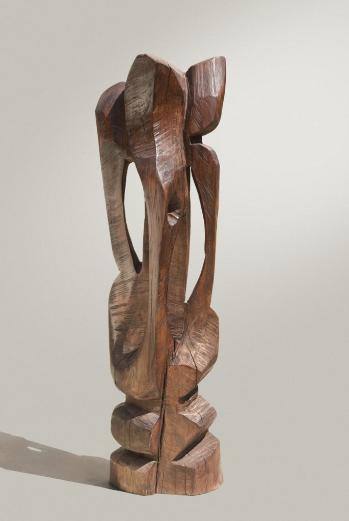 Heruvim I – sculptură în lemn, artist Liviu Bumbu – Liviu Bumbu – O Galerie de Artă