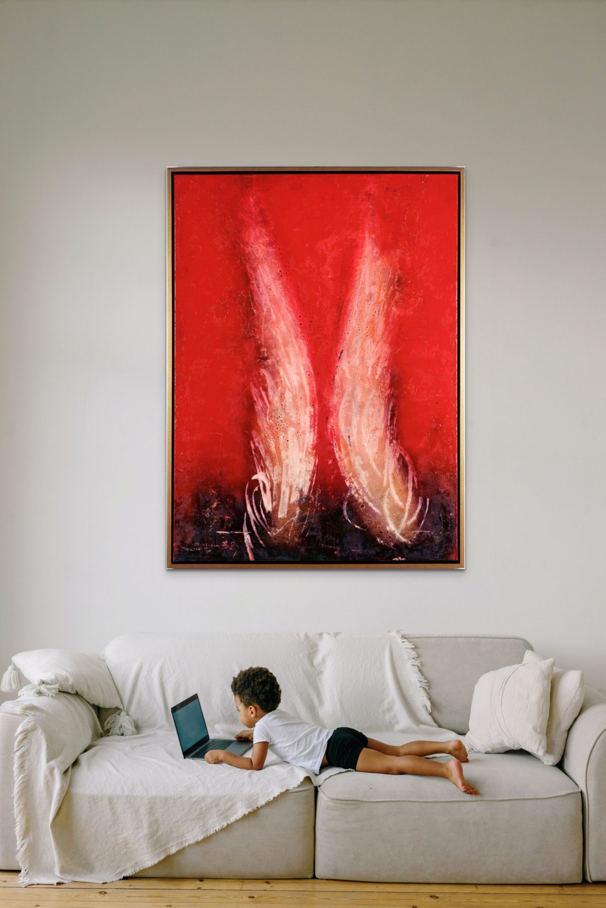 Împreună – pictură în ulei, artist Iurie Cojocaru – Iurie Cojocaru – O Galerie de Artă