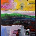 Între vis și realitate – pictură în acrilic, artist Emanuel Bumbu – Emanuel Bumbu – O Galerie de Artă