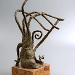 Binecuvântare III – sculptură în bronz, artist Liviu Bumbu – Liviu Bumbu – O Galerie de Artă