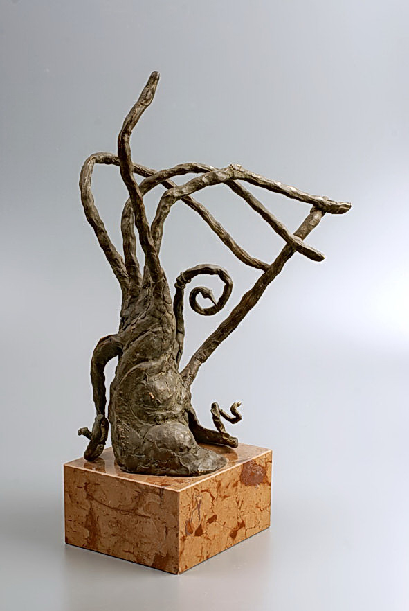 Binecuvântare III – sculptură în bronz, artist Liviu Bumbu – Liviu Bumbu – O Galerie de Artă