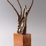 Binecuvântare IV – sculptură în bronz, artist Liviu Bumbu – Liviu Bumbu – O Galerie de Artă