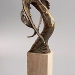 Înger – sculptură în bronz, artist Liviu Bumbu – Liviu Bumbu – O Galerie de Artă