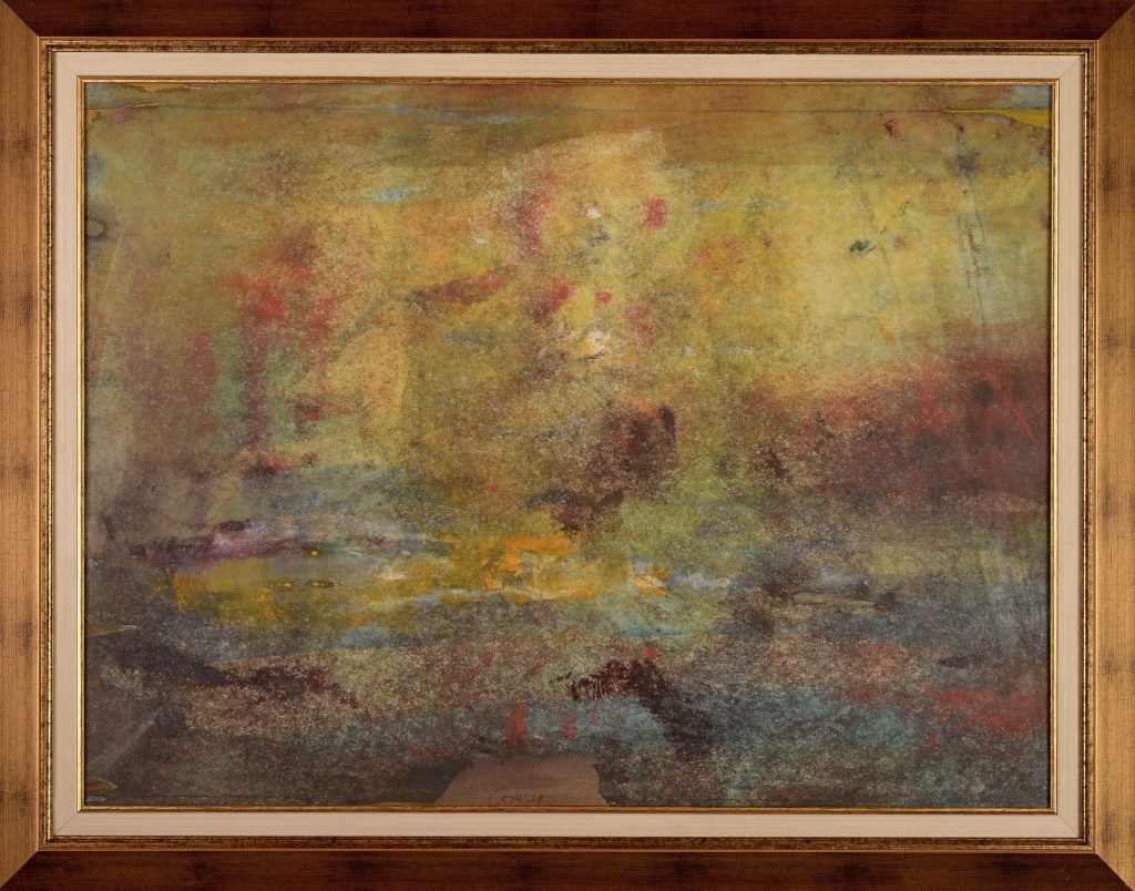Lacul – pictură în ulei, artist OCTAVIAN COSMAN — Octavian Cosman