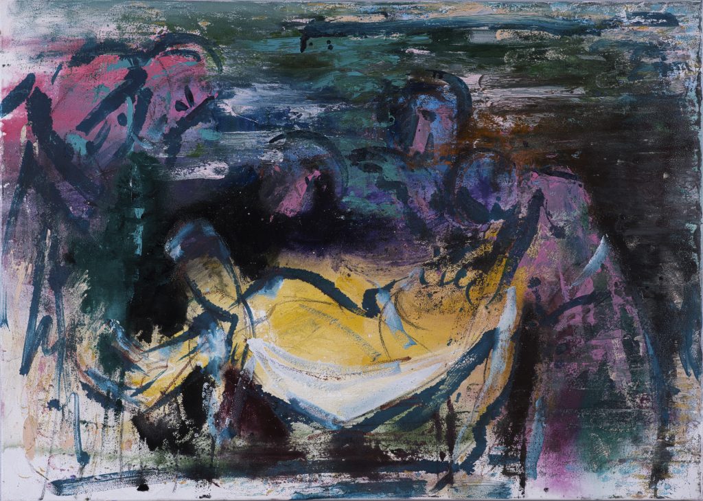 Luarea de pe cruce- interpretare Tițian – pictură în ulei, artist Iurie Cojocaru – Iurie Cojocaru – O Galerie de Artă
