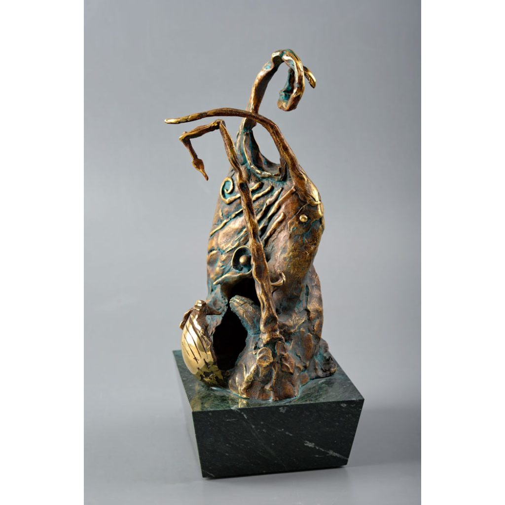 Mână I – sculptură în bronz, artist Liviu Bumbu – Liviu Bumbu – O Galerie de Artă