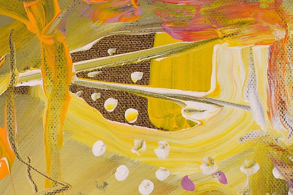Masca Maramureșană – pictură în acrilic, artist Emanuel Bumbu – Emanuel Bumbu – O Galerie de Artă