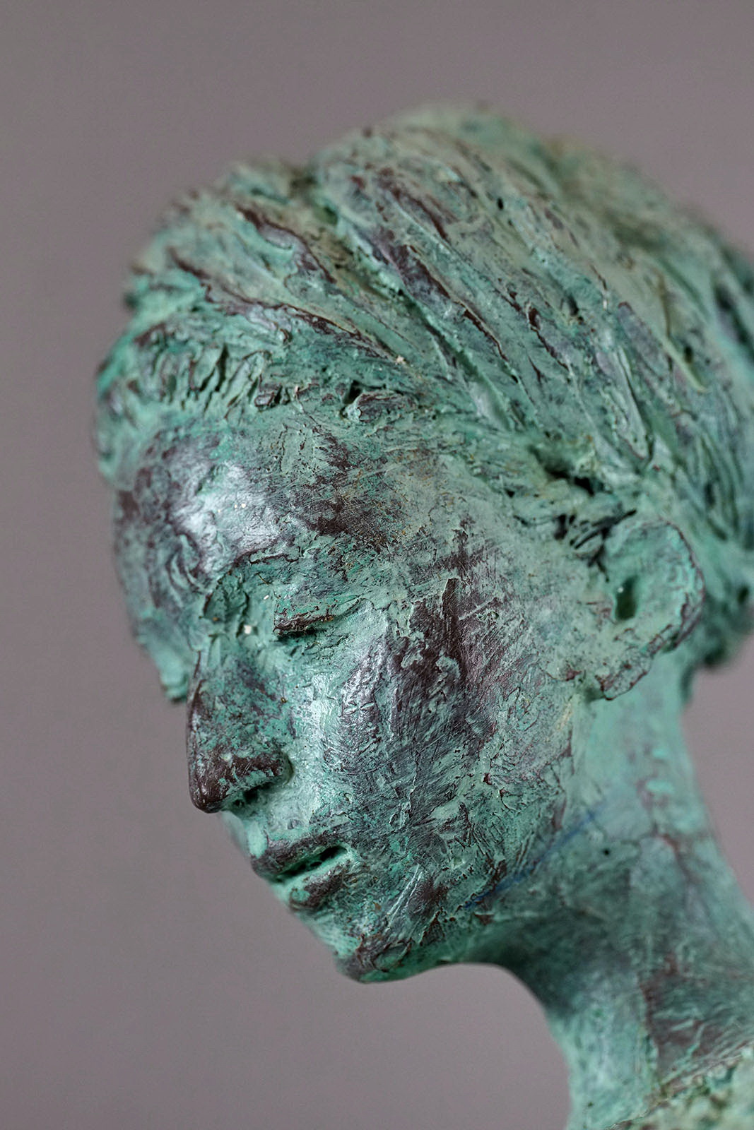 Nădejde – sculptură în bronz, artist Valentin Dodică – Valentin Dodică – O Galerie de Artă