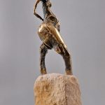 Nud II – sculptură în bronz, artist Liviu Bumbu – Liviu Bumbu – O Galerie de Artă