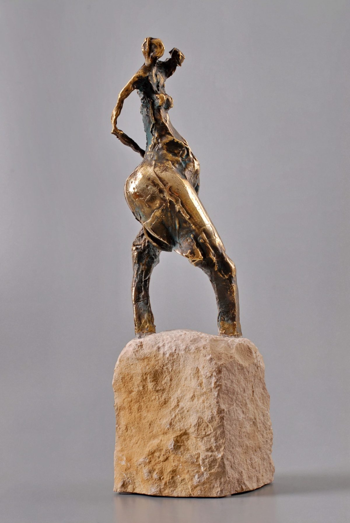 Nud II – sculptură în bronz, artist Liviu Bumbu – Liviu Bumbu – O Galerie de Artă
