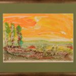 Apus de soare – pictură în ulei, artist Octavian Cosman – Octavian Cosman – O Galerie de Artă