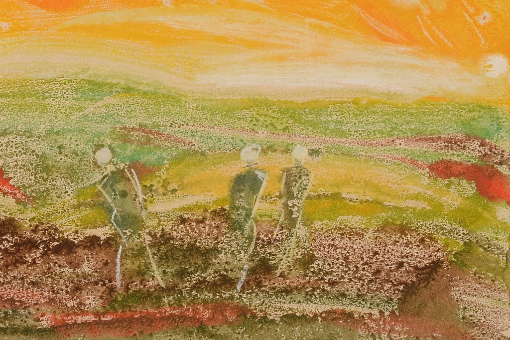 Apus de soare – pictură în ulei, artist Octavian Cosman – Octavian Cosman – O Galerie de Artă
