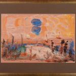 Bleu soleil – pictură în ulei, artist Octavian Cosman – Octavian Cosman – O Galerie de Artă