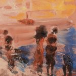 Bleu soleil – pictură în ulei, artist Octavian Cosman – Octavian Cosman – O Galerie de Artă