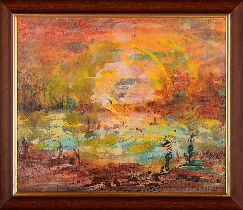 Canicula – pictură în ulei, artist Octavian Cosman – Octavian Cosman – O Galerie de Artă