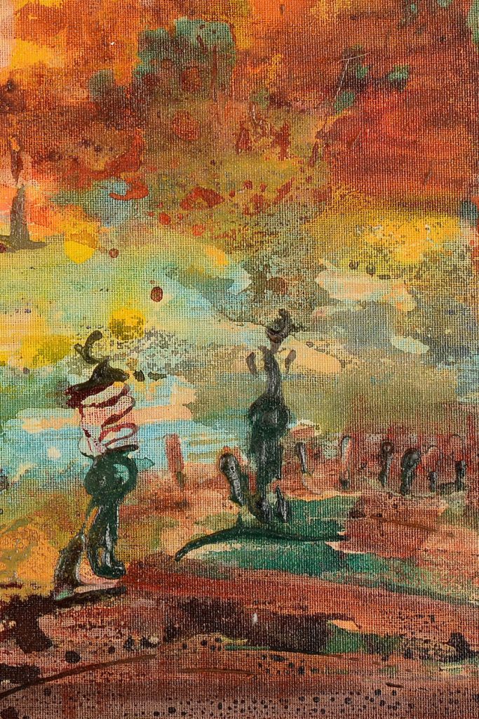 Canicula – pictură în ulei, artist Octavian Cosman – Octavian Cosman – O Galerie de Artă