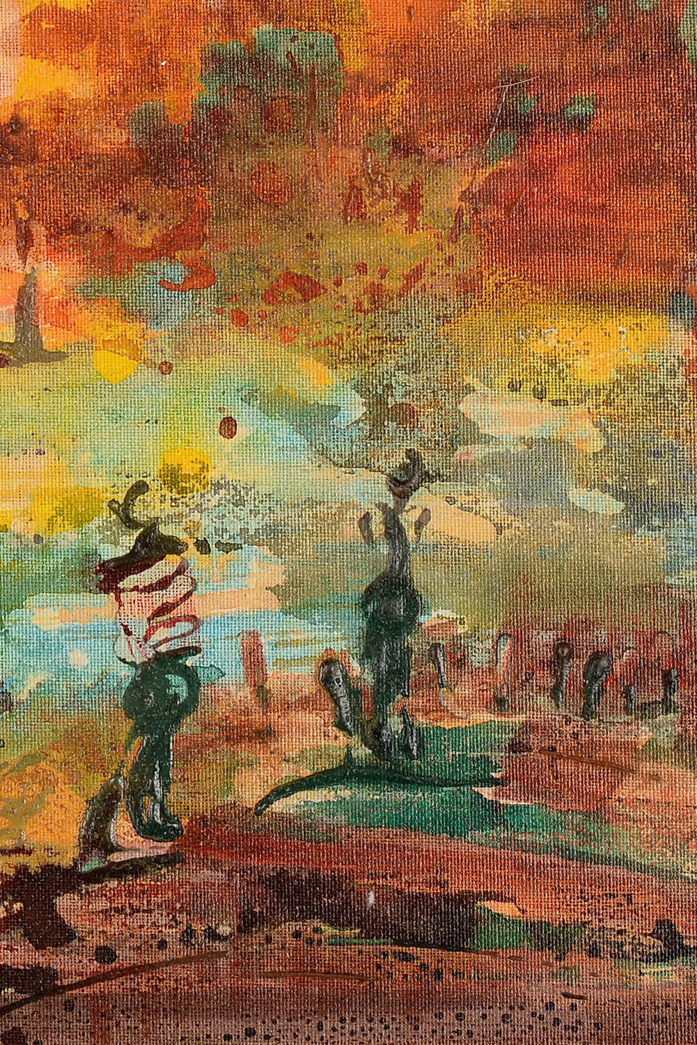 Canicula – pictură în ulei, artist Octavian Cosman – Octavian Cosman – O Galerie de Artă