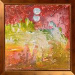 Cer roșu – pictură în ulei, artist Octavian Cosman – Octavian Cosman – O Galerie de Artă
