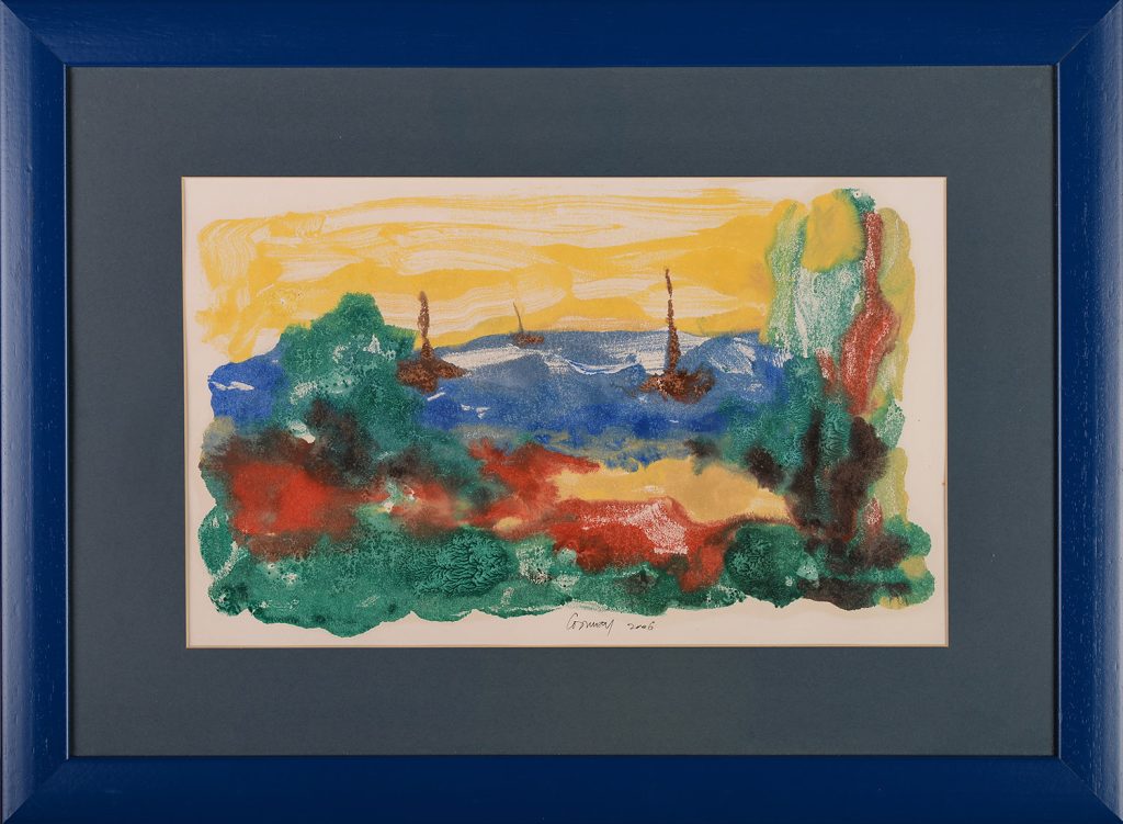 Marina – pictură în ulei, artist Octavian Cosman – Octavian Cosman – O Galerie de Artă
