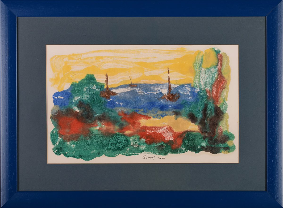 Marina – pictură în ulei, artist Octavian Cosman – Octavian Cosman – O Galerie de Artă