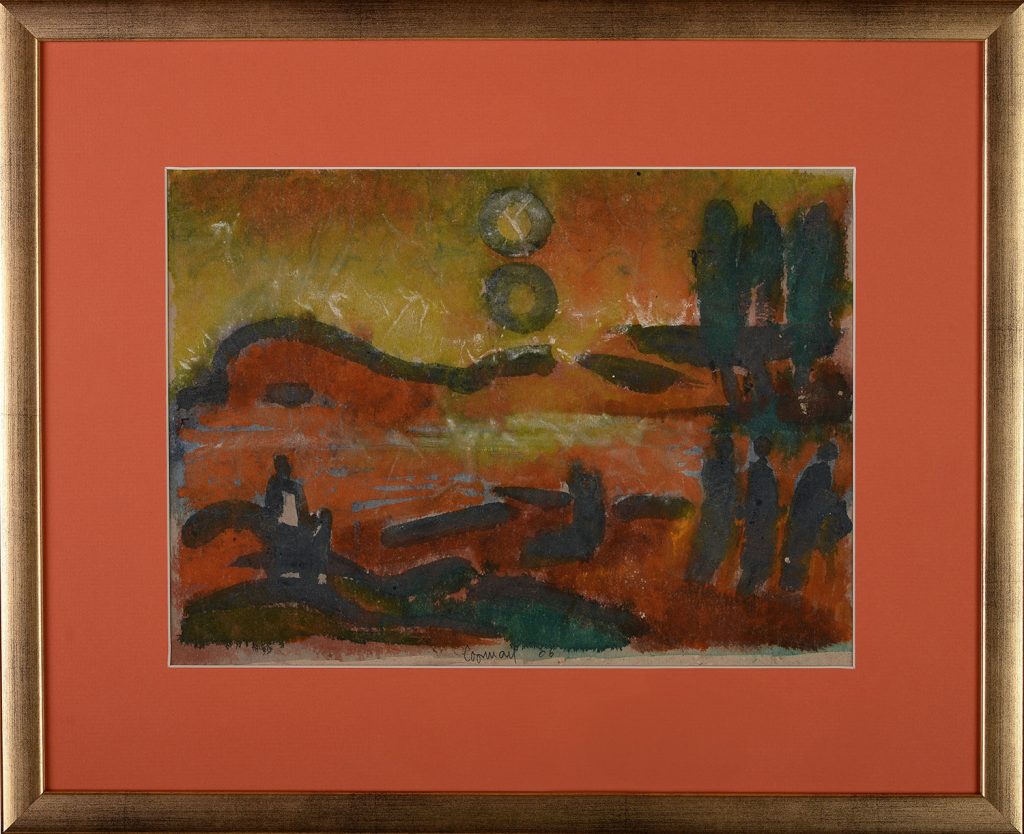 Soare dublu – pictură în ulei, artist Octavian Cosman – Octavian Cosman – O Galerie de Artă
