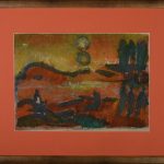 Soare dublu – pictură în ulei, artist Octavian Cosman – Octavian Cosman – O Galerie de Artă