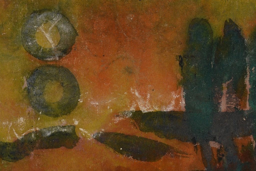 Soare dublu – pictură în ulei, artist Octavian Cosman – Octavian Cosman – O Galerie de Artă