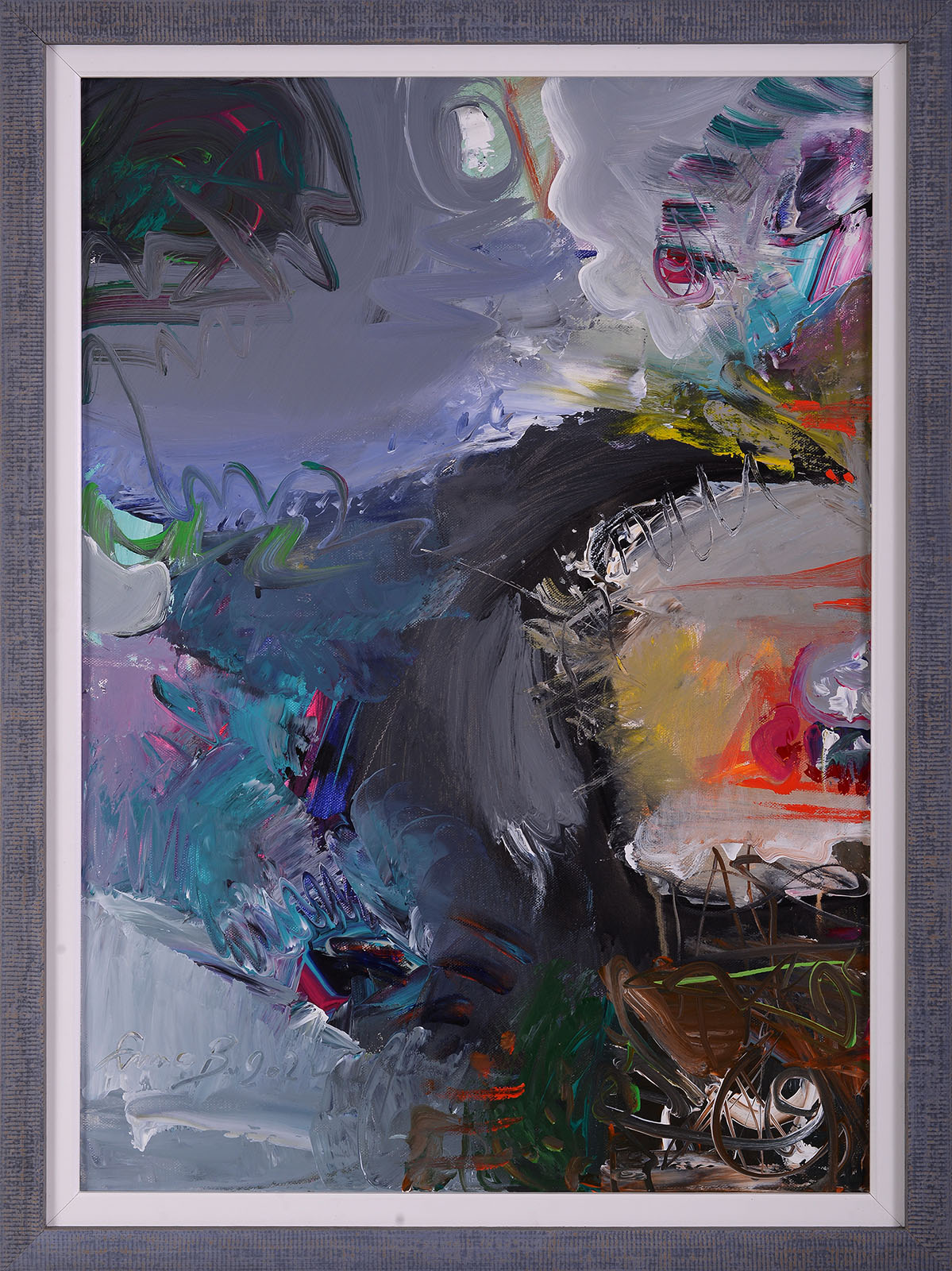 Paradis – pictură în acrilic, artist Emanuel Bumbu – Emanuel Bumbu – O Galerie de Artă