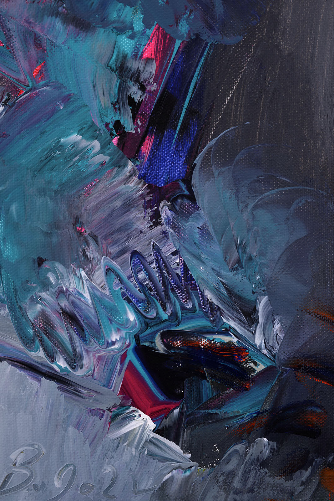 Paradis – pictură în acrilic, artist Emanuel Bumbu – Emanuel Bumbu – O Galerie de Artă
