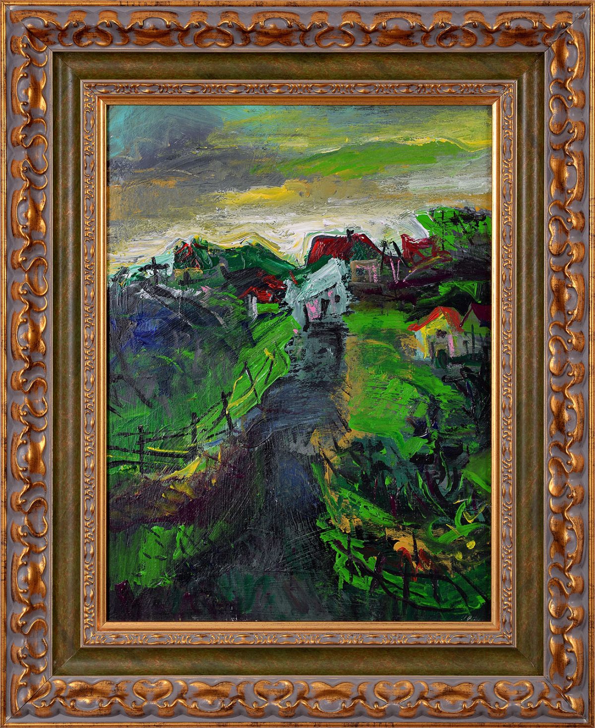 Peisaj 1 – pictură în acrilic, artist Emanuel Bumbu – Emanuel Bumbu – O Galerie de Artă