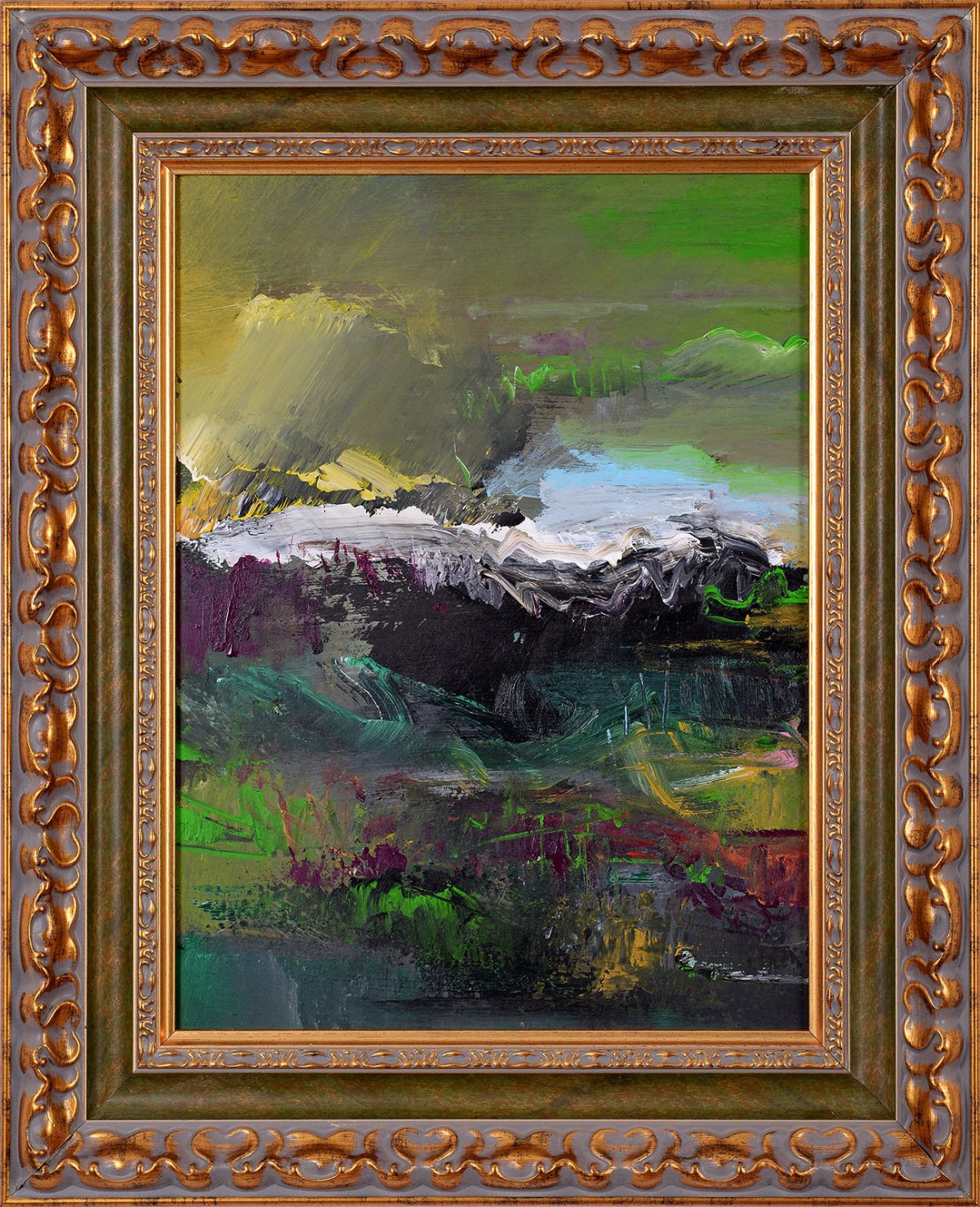 Peisaj 2 – pictură în acrilic, artist Emanuel Bumbu – Emanuel Bumbu – O Galerie de Artă