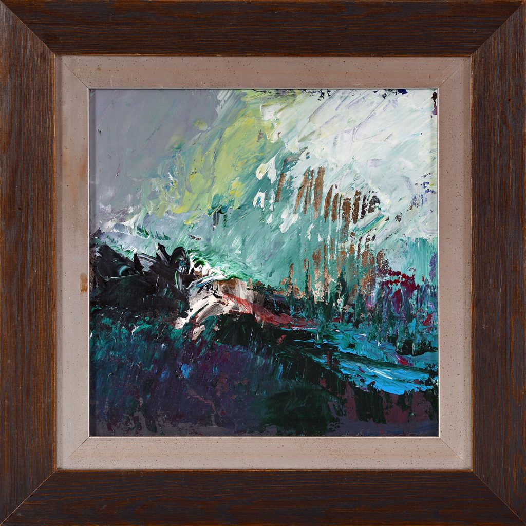 Peisaj II – pictură în acrilic, artist Emanuel Bumbu – Emanuel Bumbu – O Galerie de Artă